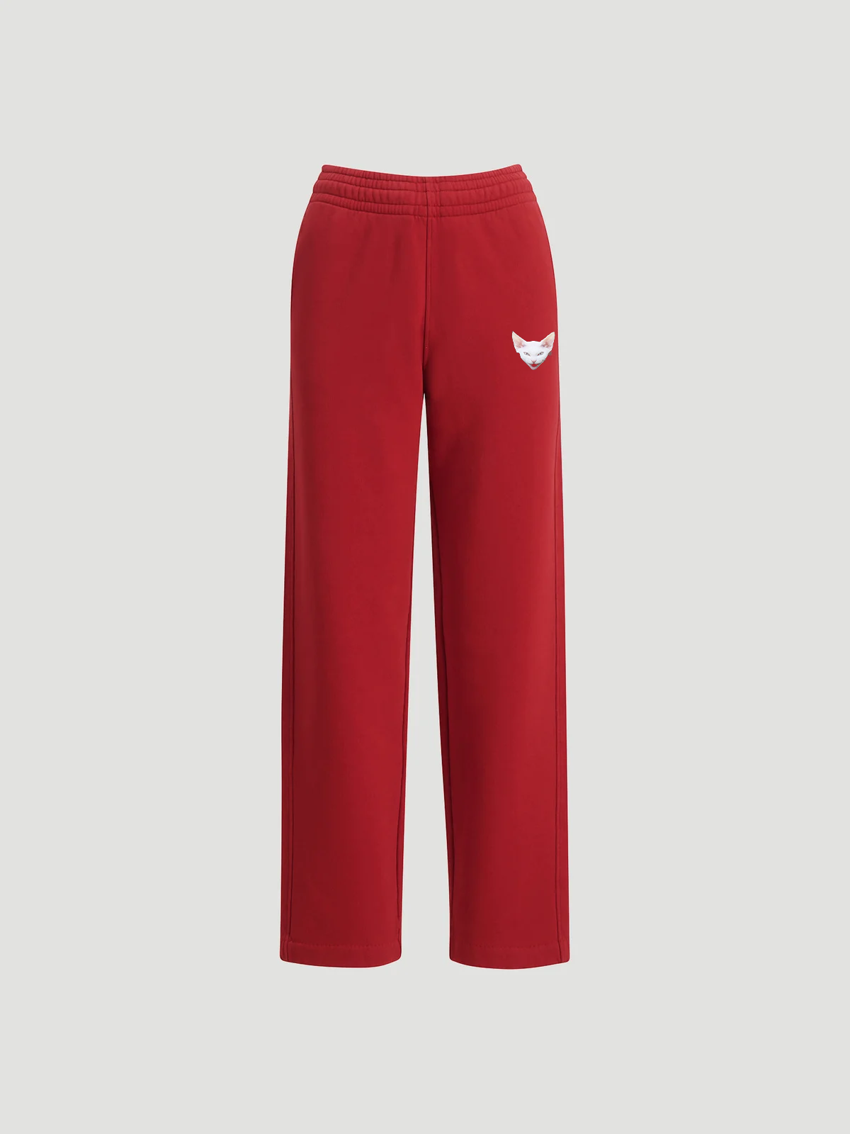 girl wearing rosered joggers