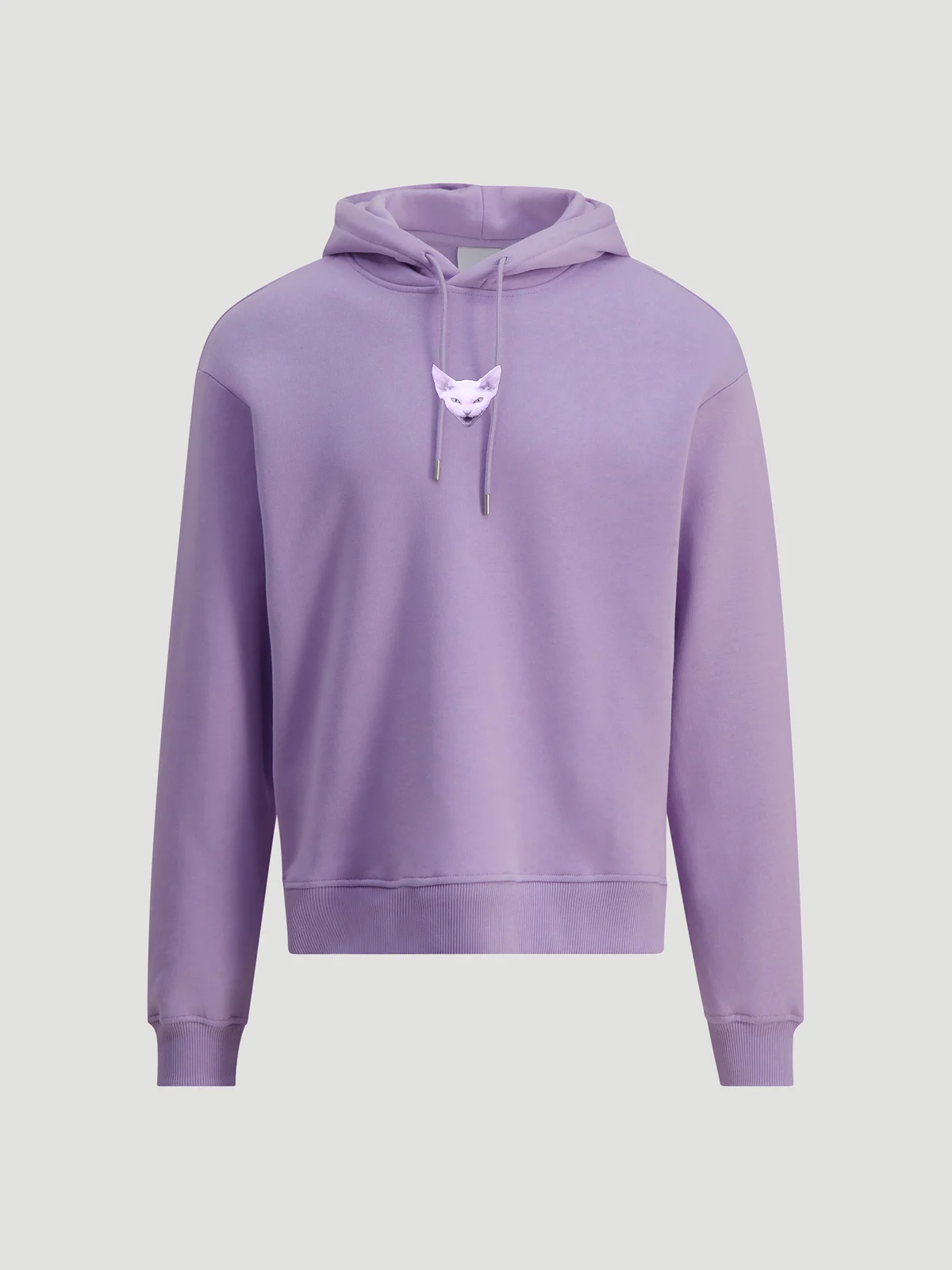 Man wearing Violet Hoodie
